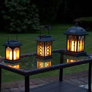 Solar Lanterns Garden, Solar Powered Patio Lamps