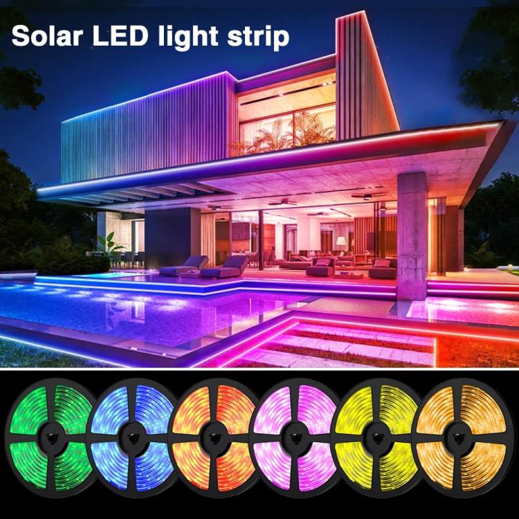 Solar LED Strip Lights – Waterproof Flexible Outdoor Lighting