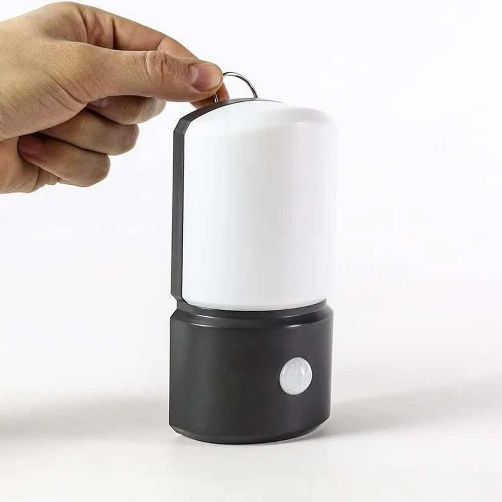 Battery Pir Motion Sensor light showing hanging handle