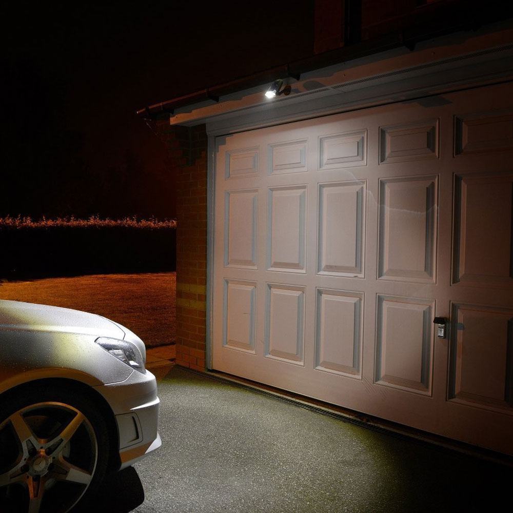 Battery Operated Security Light 3w Super Bright LED on garage
