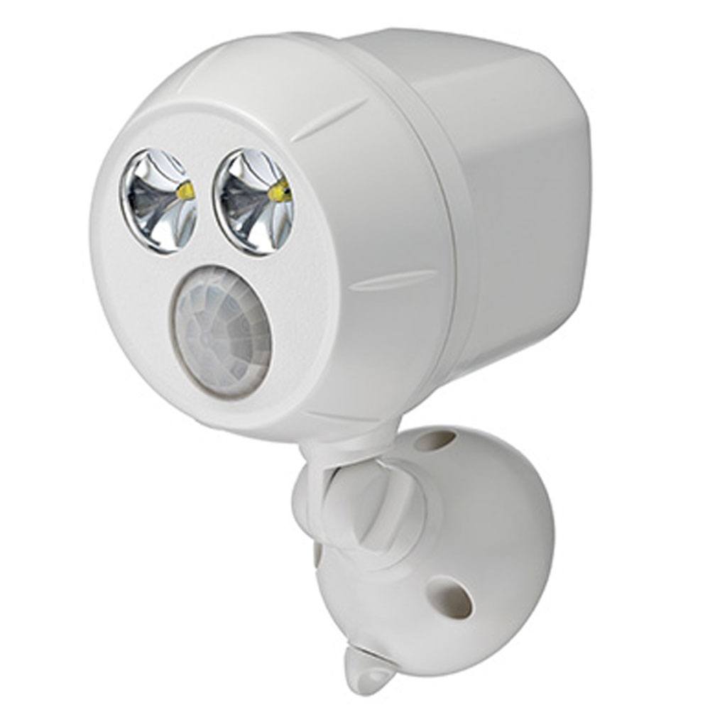 Battery Security Light 400 lumens in white