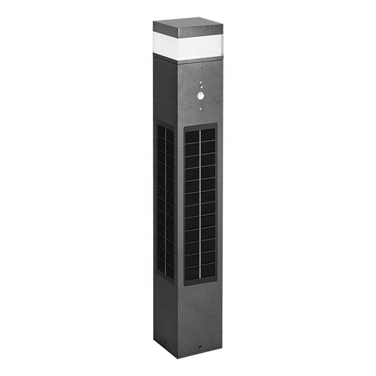 Canterbury 107 Lumen Solar Bollard Light – PIR, 3 Light Colours, 75cm