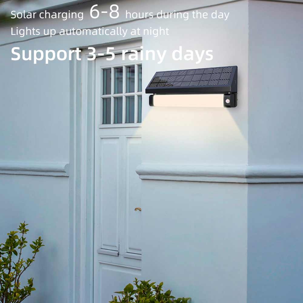 Centurion Solar Exterior Wall Lights showing charging time