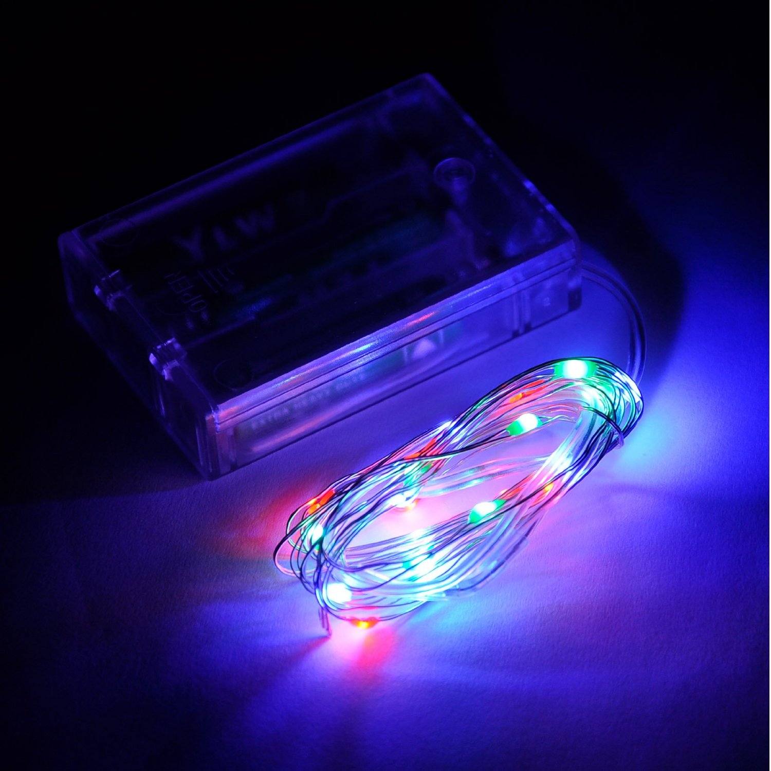 Battery Powered Fairy Lights Colour Changing 40 LEDs Ultra Fine Wire 