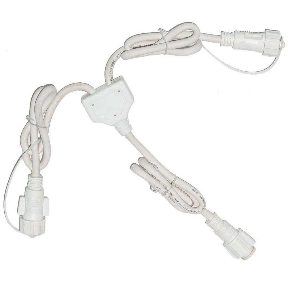 Connect Pro Y Connector in white