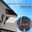 3000 Lumen Solar Powered Security Lights | PIR Motion Sensor, IP67 Waterproof, 20W Dual Brightness Modes