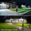 4000-Lumen Solar Security Floodlight – Dual PIR Detection & Remote Triple-Sided LEDs
