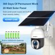 Solar Outdoor Camera 4MP - PTZ