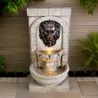 Solar Powered Lion Head Fountain