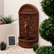 Aged Iron Solar Wall Water Feature 