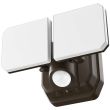 Battery Spot Lights High Power - Twin Head Security Light – 1000 Lumens PIR Motion Sensor in action lighting home porch