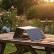Solar Charger 14w Portable Solar Panel showing dimensions