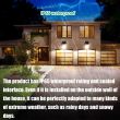 Falcon 126 LED Solar Security Light – Three Modes, PIR Sensor, Remote Panel Showing 1500 large battery capacity 