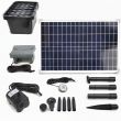 Solar Pond Filter for Small Fish Ponds | Battery Backup | 700 LPH
