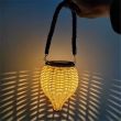 Handmade Rattan Solar Lantern – Outdoor Decorative Light