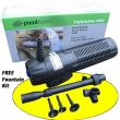 pond filter all in one triple action 4000 in water display