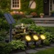 Solar Pond Lights – 3 LED Set, 8 Modes, Waterproof