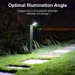 Powerbee Motion Sensor Solar Bollard Light – 1000 Lm, 3600 mAh, IP65