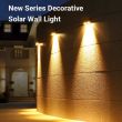 Premium Solar Down Lights – Warm White LED, IP65, 1/2/3 LED (2 Pack) – Adjustable Brightness