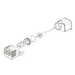 DC Water Pump BP401215D exploded view showing internal components