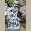 Rosie Solar Pond Spitter Statue showing full kit