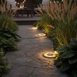 Solar Powered Deck Lights – 4 Pack (White & Warm White)