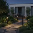 Solar Garden Bollard Light – Aluminium, 500 Lumen with 4 Adaptive Modes (ALS) – Lifestyle 3