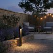 Solar Garden Bollard Light – Aluminium, 500 Lumen with 4 Adaptive Modes (ALS) – Lifestyle 3