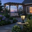 Classic Solar Lantern – Post & Ground Mount – Lifestyle 2
