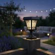 Classic Solar Lantern – Post & Ground Mount – Lifestyle 2