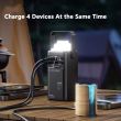 Solar Camping Light & Charger – 50,000mAh High Capacity showing two way PD20 W Fast charging
