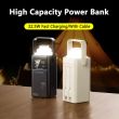 Solar Camping Light & Charger – 50,000mAh High Capacity showing two way PD20 W Fast charging