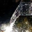 Solar Cascade Pump Max Head 3.0 m Showing a gorgeous waterfall Cascade with stream
