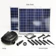 Solar Cascade Pump Max Head 3.0 m Showing a gorgeous waterfall Cascade with stream