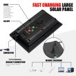 Bright COB LED Strip – Solar + USB Hybrid Charging, IP68 Waterproof showing the remote 