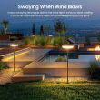 Solar Lawn Lamps – Wind-Activated Swaying Light, 2 Pack – Lifestyle 2