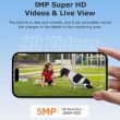 Solar Powered CCTV Camera Wifi 5MP - PTZ Showing 10 meter detection distance Showing 5MP HD videos