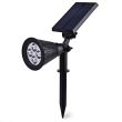 Solar SpotLights 4 LED - installing options with spike