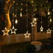 Solar Star Lights – Outdoor LED Celestial String (Star & Moon Option)