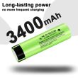 1000 Charge Cycles — Long-Life NCR18650B Li-ion