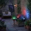 Colour Changing Solar Pond Light - used as spotlight