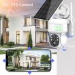Solar Wifi Camera 4MP - PTZ 365