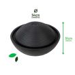 Zen Ripple Solar Dome Water Feature – Dimensions 54cm x 31cm