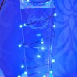 Micro Battery Fairy Lights, Silver Wire, 20 Blue LEDs 