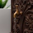 Aged Iron Solar Wall Water Feature 