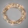 Battery Operated Fairy Lights Warm White 40 Micro LEDs Ultra Fine Wire : close up od LED