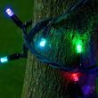Colour Changing Outside Fairy Lights shwoing cable connection
