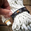 ConnectPro Outdoor Lights Flash Bulb, White Cable showing IP65 rating