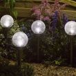 Crystal Globe Solar Stake Lights - Majestic 