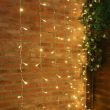 Curtain Lights Connectable Clear Cable 2m x 3m  in warm white 